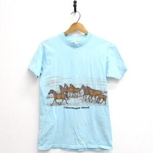 Vintage Chincoteague Island Horse T Shirt Medium